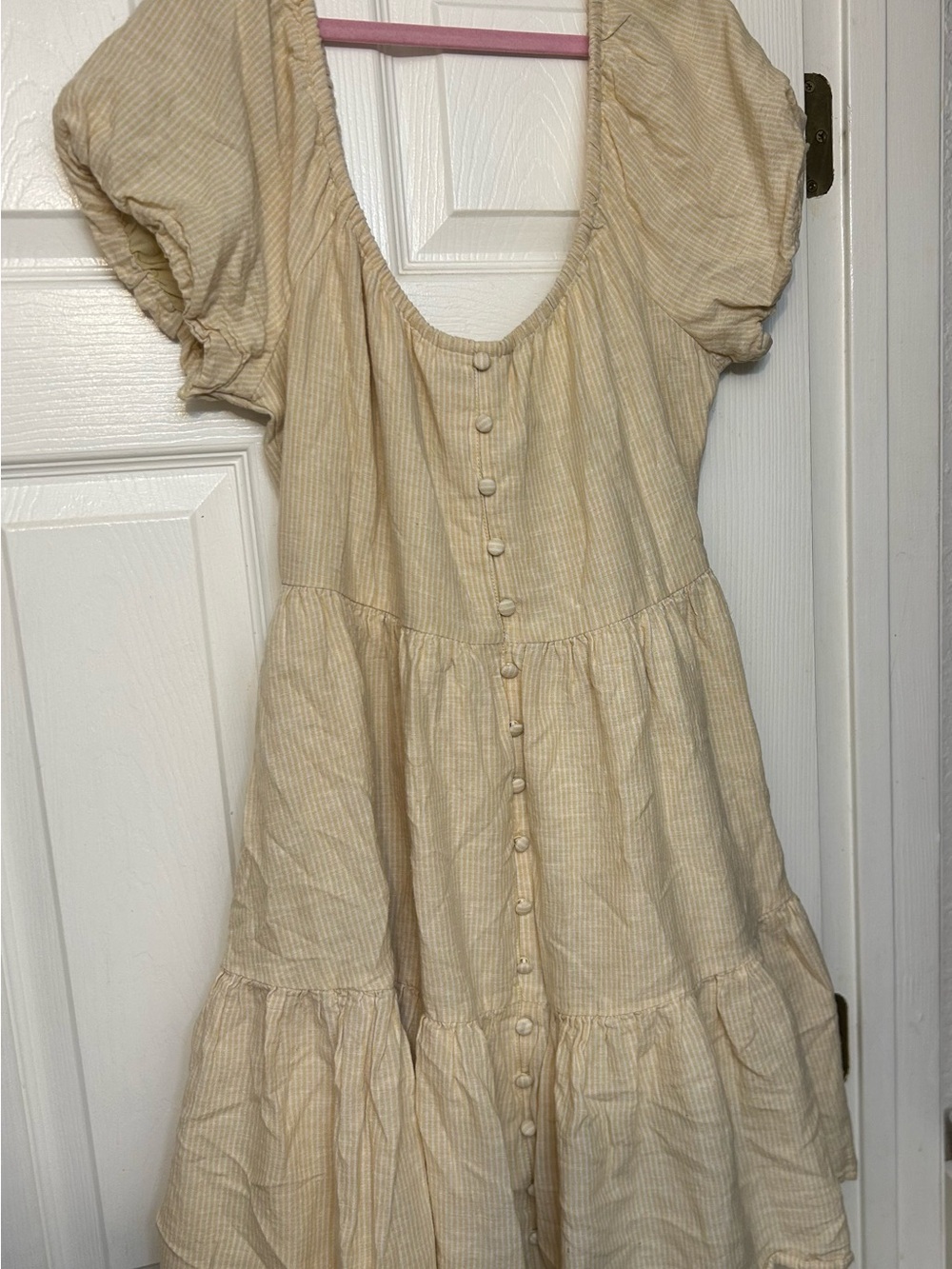 American Eagle yellow babydoll dress